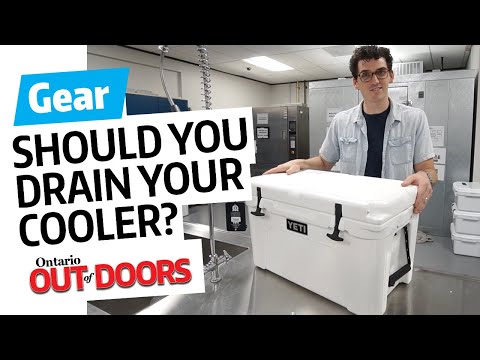 Should you drain your cooler?