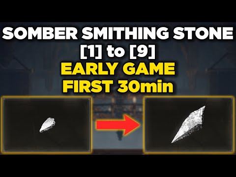, title : 'Early & Fast Somber Smithing Stone 1 to 9 Location Guide! Elden Ring Academy'