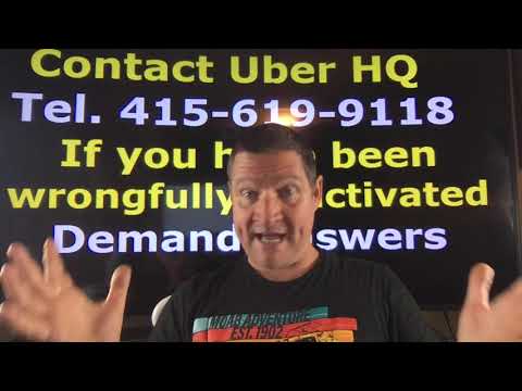 Terminated or wrongfully deactivated by Uber? Do this ! Call 415-619-9118
