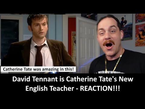 American Reacts David Tennant is Catherine Tate's New English Teacher REACTION!