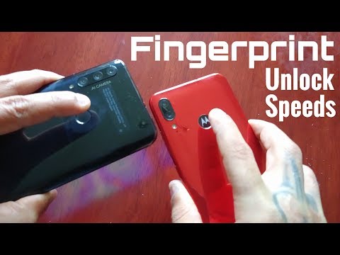 Honor 9X VS Motorola Moto E6 Plus Fingerprint Unlock Speed Test