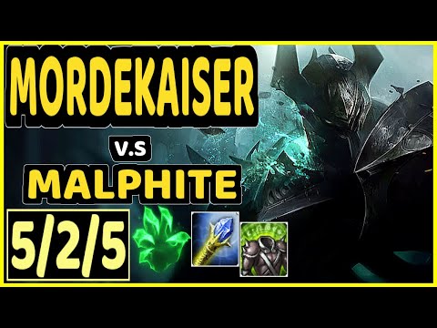 HYDROGEN (MORDEKAISER) vs MALPHITE - 5/2/5 KDA TOP GAMEPLAY - BR Ranked GRANDMASTER