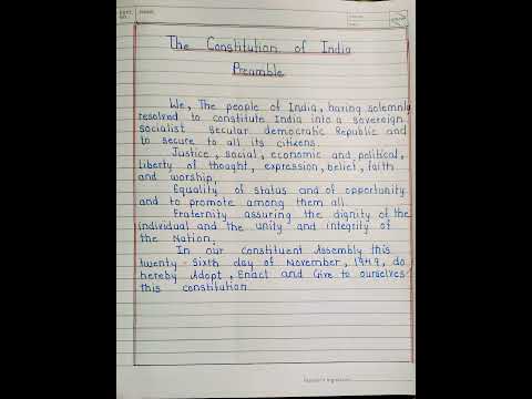#The Constitution of India#Preamble #atharva_classes