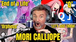 Pro Vocal Coach's Song Study of Vtuber Mori Calliope: End of a Life/LET'S JUST CRASH/Q/Orpheus