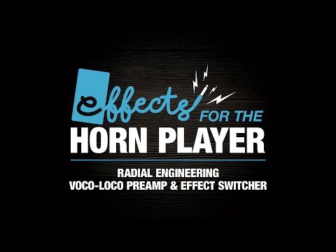 Effects Pedals for Saxophone - Radial Engineering Voco-Loco Preamp & Effect Switcher