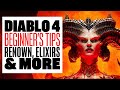 10 DIABLO 4 BEGINNERS' TIPS - Elixirs, Renown, & Transmogs Explained! Diablo 4 Gameplay Necromancer