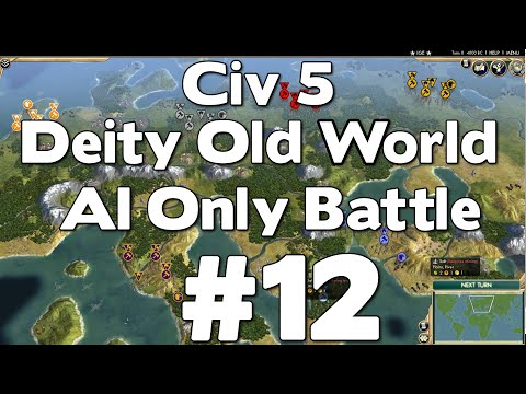 Civ 5 Deity Old World AI Only Battle #12