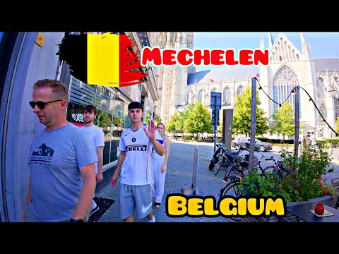 Walking Tour Of Mechelen Belgium 🇧🇪 | 4k walk