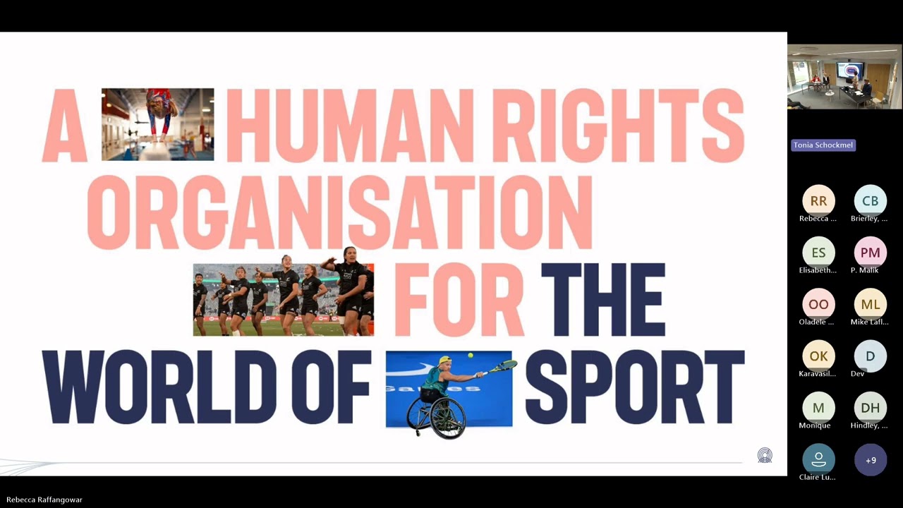 Mapping Rights and Duties at the Intersection of Sport, Human Rights and the Climate Crisis Launch