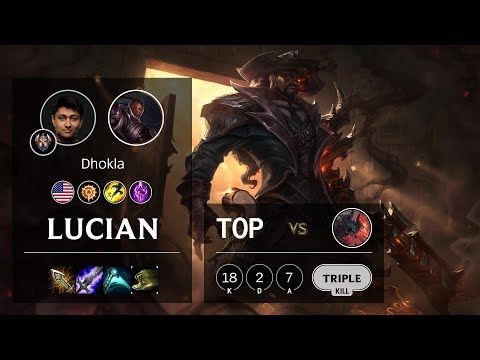 Lucian Top vs Aatrox - NA Challenger Patch 10.3