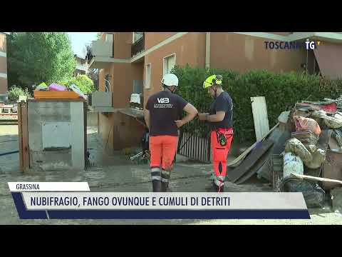 2022-08-17 GRASSINA - NUBIFRAGIO, FANGO OVUNQUE E CUMULI DI DETRITI
