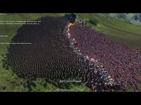 250 Soul Tyrants vs 10,000 Centurions Ultimate Epic Battle Simulator