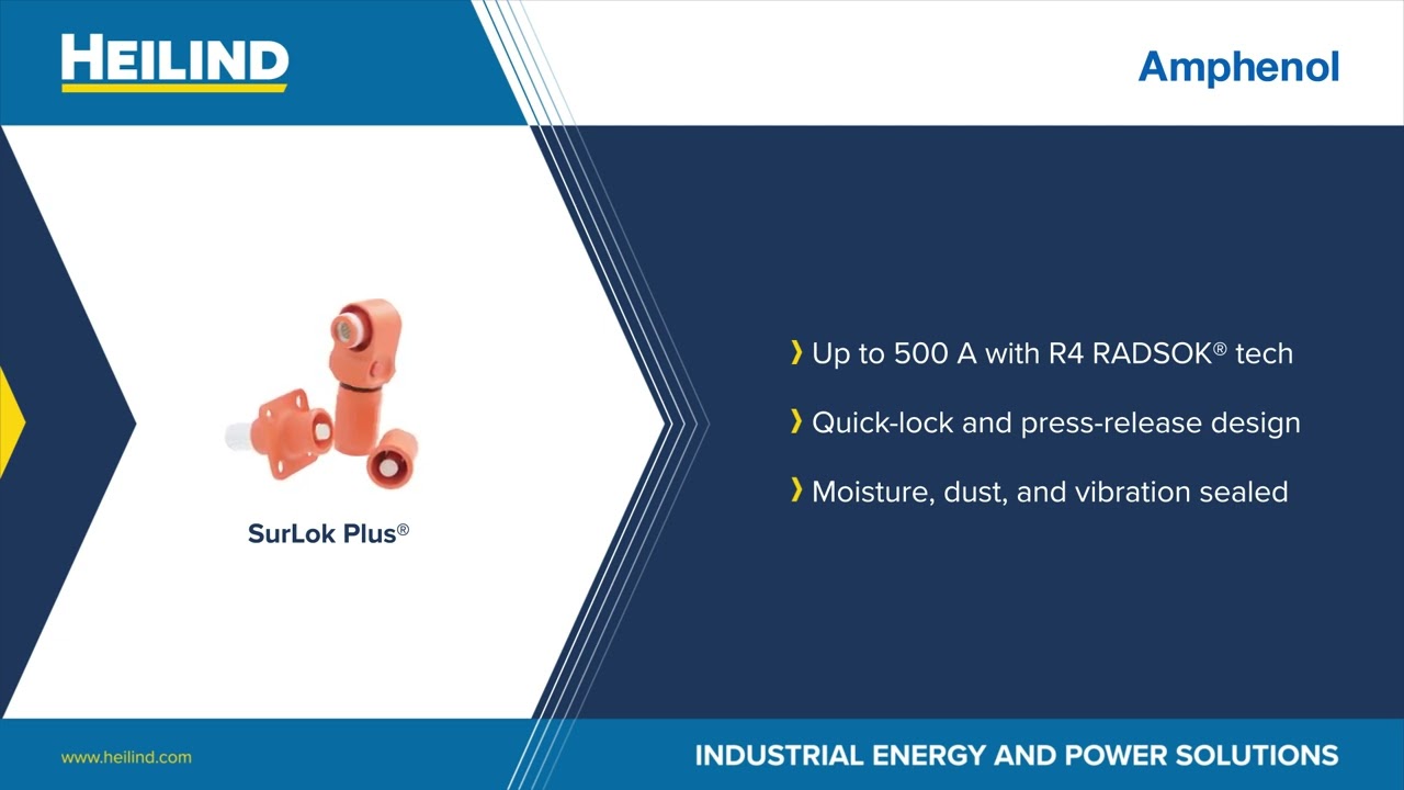 Amphenol Industrial Energy & Power Solutions | Heilind Electronics