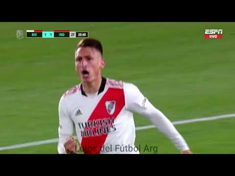 Gol de Braian Romero, cumplió la ley del ex. River 1-1 Independiente.
