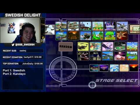 Swedish Delight (Sheik) vs Kandanyo (Marth) Netplay BO5 Set