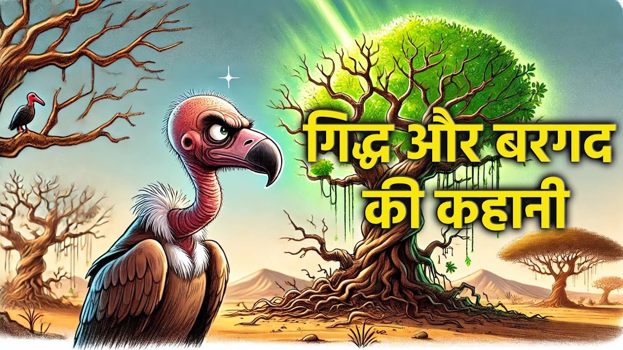 सच्ची मित्रता की मिसाल: गिद्ध और बरगद की कहानी 🌳❤️ | Moral story in Hindi | Hindu stories