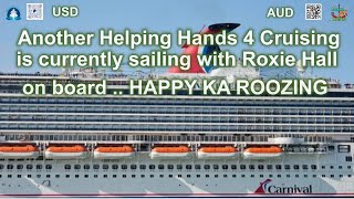 Oct 19 2024 HH4C wishes Roxie happy KA ROOZ day on the Carnival Breeze #DUC #hh4c #carnival