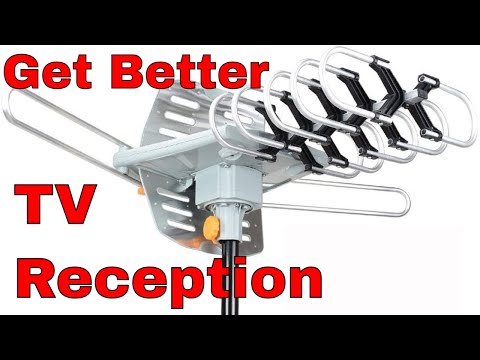 Motorized Digital Television Antenna Install and Review