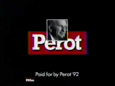 1992 Ross Perot Presidential Campaign "It's Time" TV Commercial