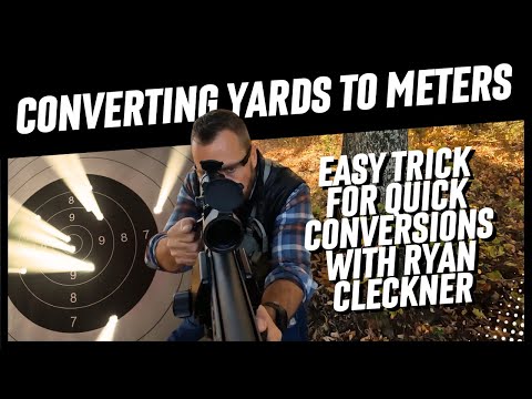 Converting Yards to Meters - Easy Trick for Quick Conversions | Ryan Cleckner