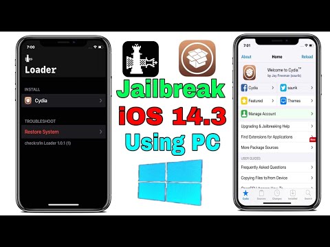 New! How to jailbreak iPhone iOS 14.3 using window | Checkra1n exploit
