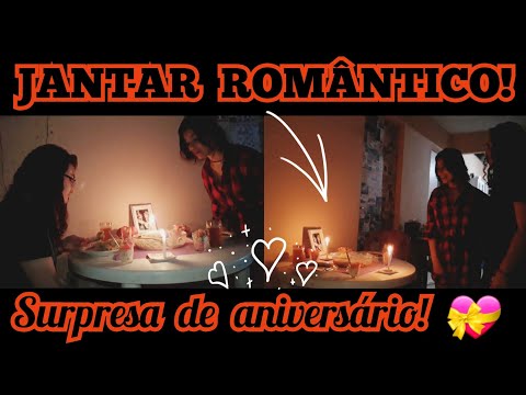 SURPREENDI MINHA NAMORADA COM UM JANTAR A LUZ DE VELAS !