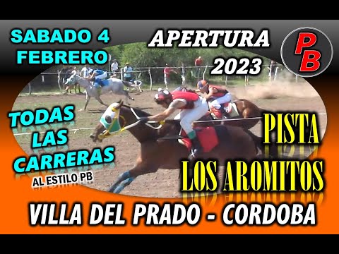 CARRERAS EN PISTA LOS AROMITOS - VA  DEL PRADO, CORDOBA (05-02-2023)