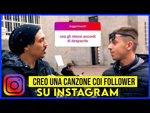 SCRIVO una CANZONE COI FOLLOWER su INSTAGRAM