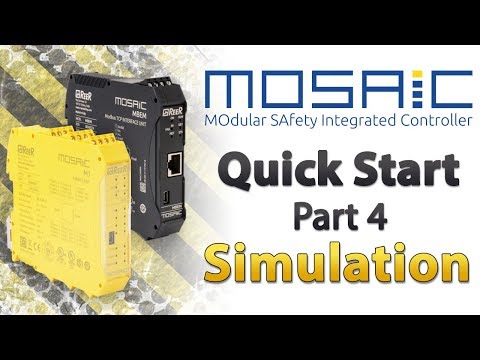 REER Mosaic Safety Controller: Quick Start Part 4 (Simulation) from AutomationDirect