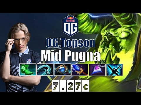 Pugna | OG.Topson | Mid Pugna | 7.27c Gameplay Highlights