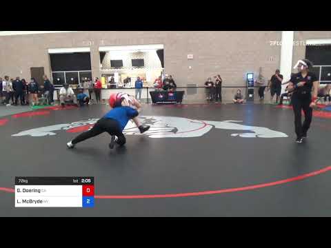 72 Kg Round Of 16 - Grace Doering, Ca Vs Latifah McBryde, Ny