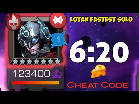 LOTAN (Jane Foster) Fastest Effortless Solo - 6:20 ⏰️  - No.1 Counter 🧀 🧀 | 9.2.6 Final Boss