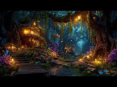 Paradise Village in the Fairy Forest | Enchanted Magical Music & Ambience Helps U Inner Peace