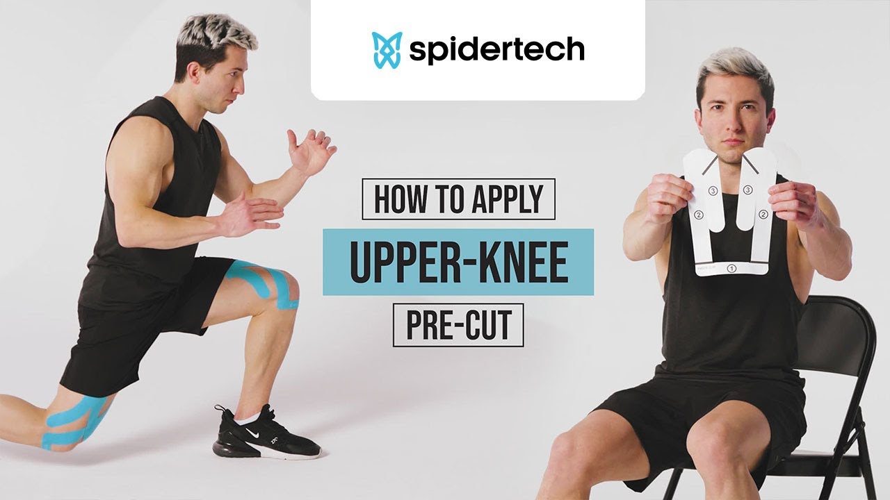 Spidertech: How to Apply Upper Knee Pre-Cut Kinesiology Tape