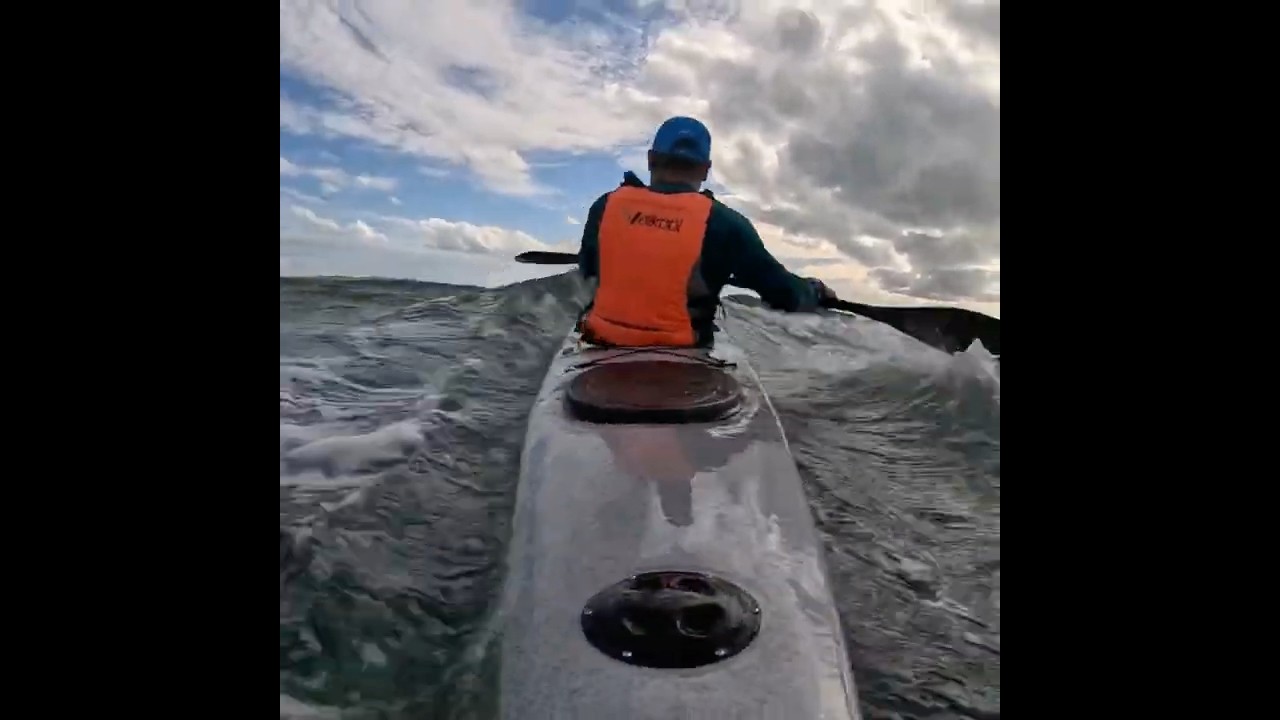Choppy sea! #surfski #choppy #newzealand
