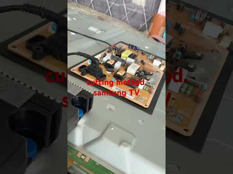 repair samsung tv no display. cutting method #servistv #ledpanelrepair #tvrepair #elektronik