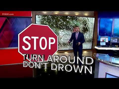 Night before flash flooding in NYC and western Connecticut