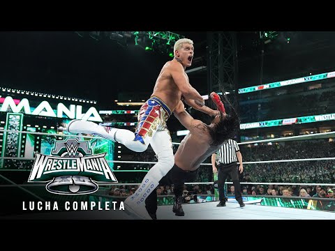 LUCHA COMPLETA: Roman Reigns vs. Cody Rhodes: WrestleMania XL Domingo