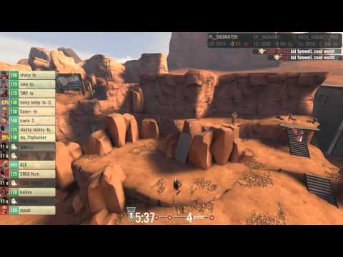 VanillaTV - The Syndicate vs SNSD - NA v EU Highlander Showmatch - Badwater [map1]
