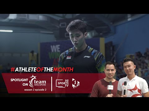Loh Kean Yew one of six athletes for Team Singapore Athlete of Month | Spotlight on TeamSG [s2 ep2]