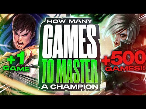 HOW LONG DOES IT TAKE TO MASTER EACH CHAMPION?
