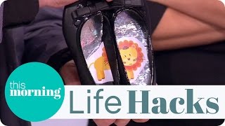 Life Hacks - Help Your Kids Learn To Put On Their Shoes Correctly