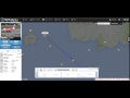 Dissapearance of Air Asia flight 8501 recorded from.