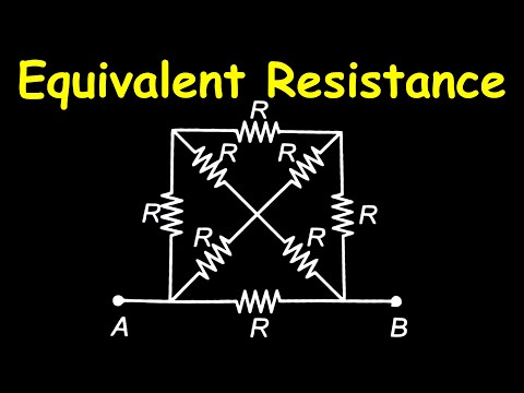 Equivalent Resistance of a Complex Circuit with Series and Parallel Resistors