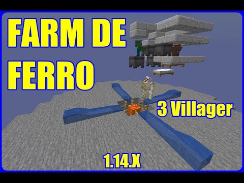 Farm de ferro 1.14.X Minecraft