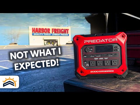 Testing The New Harbor Freight Portable Power Station | Predator 2000