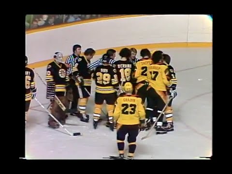 Boston Bruins vs Vancouver Canucks February 24 1979