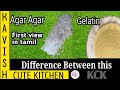 Agar agar Vs Gelatin/Difference between in tamil