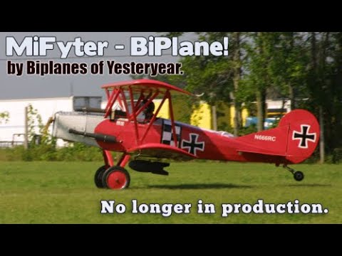 MiFyter Biplane, Experimental Aircraft, by Biplanes of Yesteryear