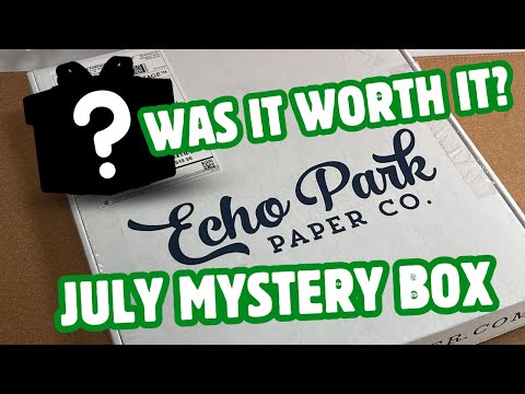 Was It Worth It? $175 Echo Park Paper July Mystery Box for $50!
